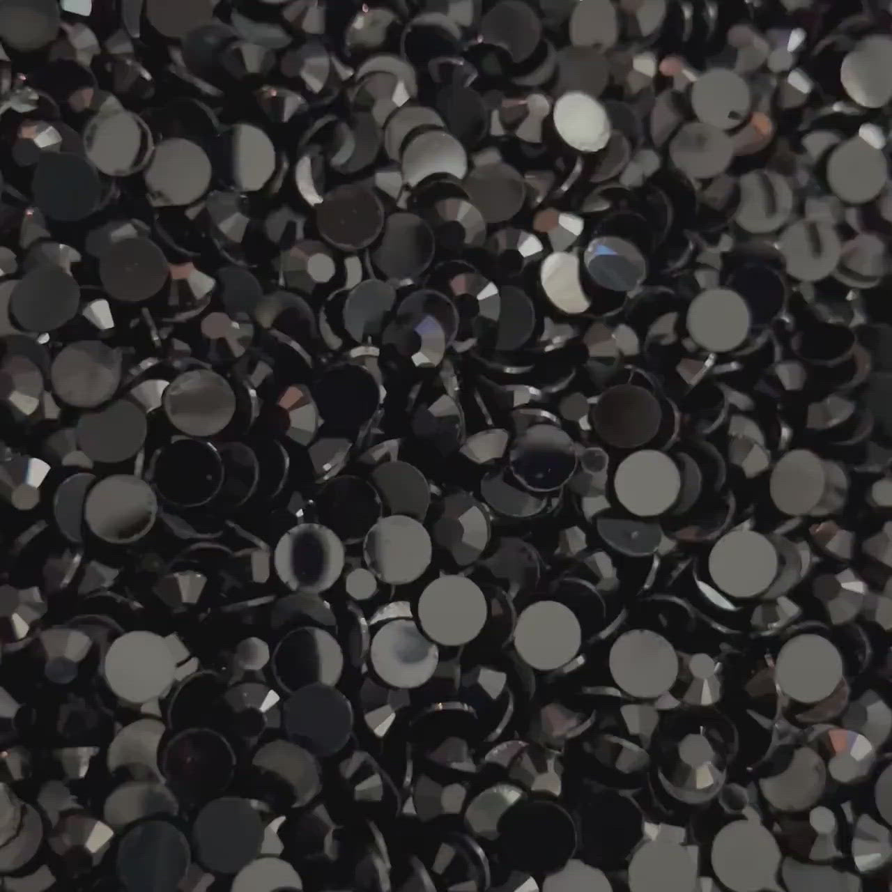DIY Black flame shape stick on rhinestones flatback resin crystals