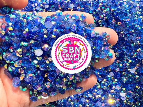 SBN Craft Supplies 3000pcs 4mm/ SS16 30gram Jelly Resin Rhinestones Bling  Glitter